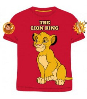 T-shirt roi lion rouge