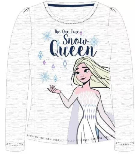 T-shirt manche longue - Reine des neige Gris