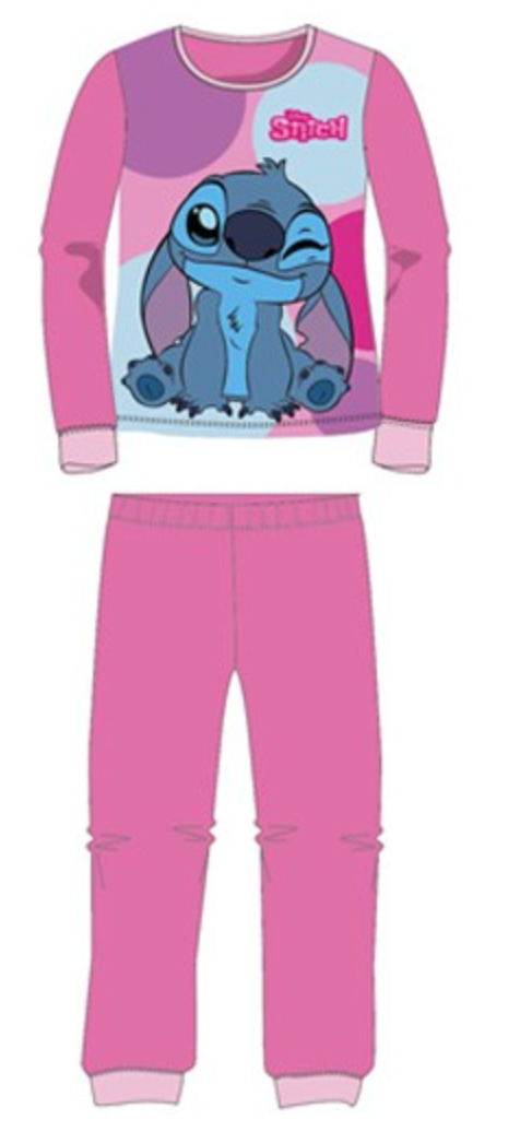 Pyjama Fille Stitch - Rose Foncé