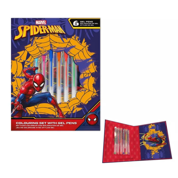 coffret carnet de notes + stylo gel - Spider man