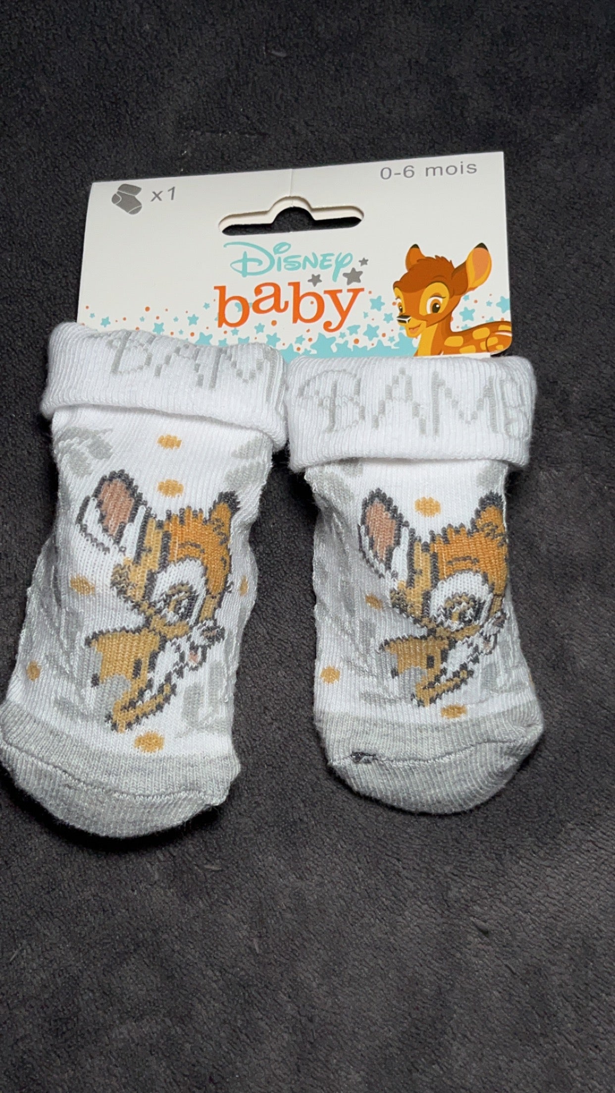 Chaussette Bambi - Grise