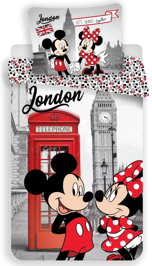 Parure Minnie London 100%Coton 140x200 (Précommande)