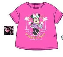 T-shirt bébé Minnie - Rose