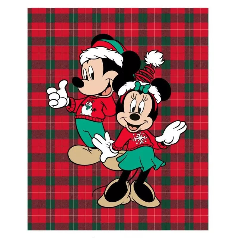 Couverture Minnie et Mickey Noel   - 110x150 (Précommande)