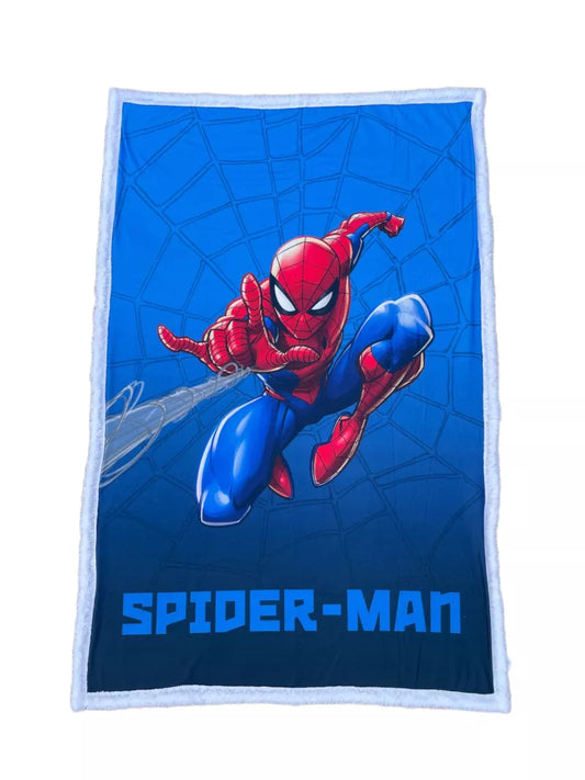 Couverture Sherpa Spider man  - Bleu (Précommande)