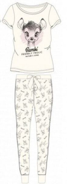 Pyjama Femme Bambi - Beige