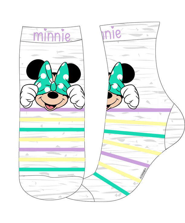 Chaussette Minnie Haute - Gris