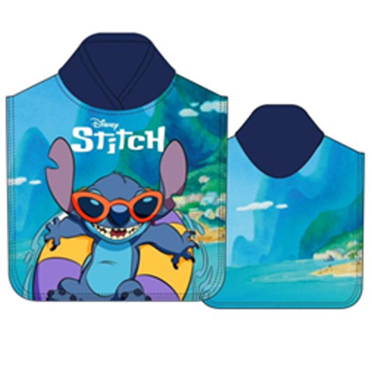 Poncho Stitch - Bleu