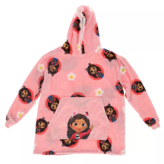 Poncho Gaby rose  - Enfant