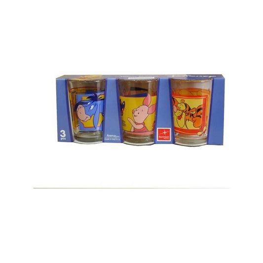 Verre - Winnie l'ourson lot de 3